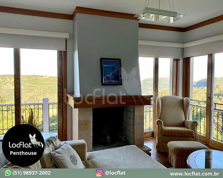 Locflat Penthouse Vista Panorâmica Gramado